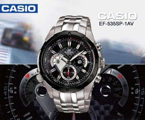 CASIO EDIFICE EF-535SP-1AV - F1 RACING SERIES SEBASTIAN VETTEL EDITION