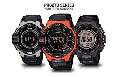CASIO PRO TREK TRIPPLE SENSOR PRG270-1 V.3 SERIES