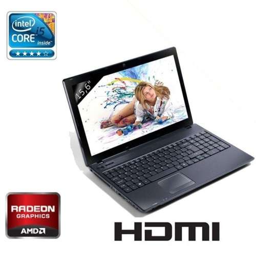 ACER ASPIRE 5742G , CORE I5-460M @2.53GHJZ ,4GB RAM ,500GB HDD , AMD RADEON 6370M