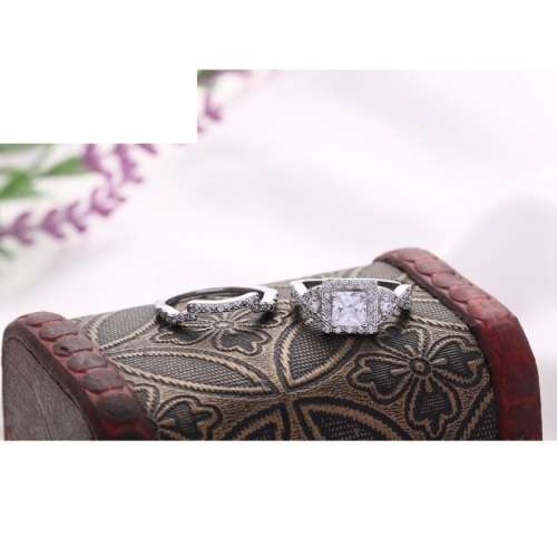 Breathtaking & Amazing! New Wedding 1.68CT Sim.Diamond with Extraordinary Design- Size 6-7-8