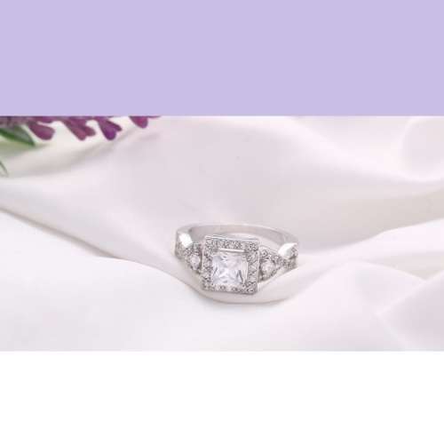 Breathtaking! Wedding Engagement 2.68CT Sim.Diamond with Extraordinary Design-Size - 7-8