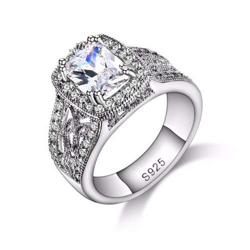 Simulated Diamond Ring