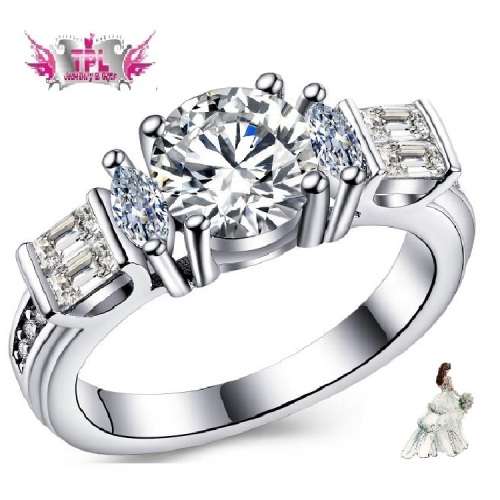 3.02 Ct Simulated Diamond Ring