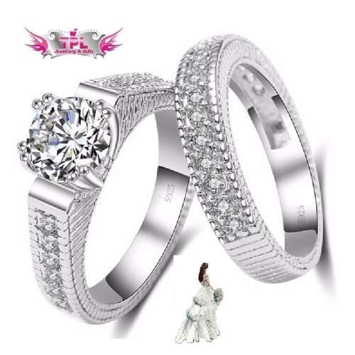 Simulated Diamond Ring