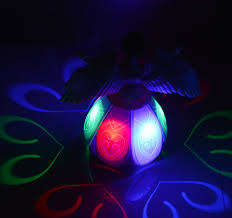 Frozen Anna Angel Girl - Dancing Rotating Doll with Music & Light Projection WITH FREE 3 X AA BATTER