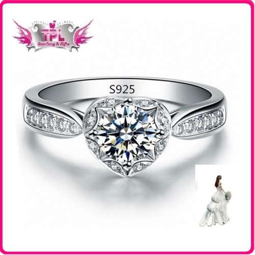 Simulated Diamond Ring