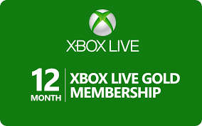 XBOX LIVE GOLD MEMBERSHIP (12 Month)