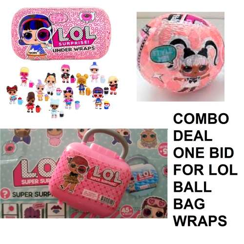 LOL SURPRISE - COMBO DEAL LOL BAG & BALL & UNDERWRAPS