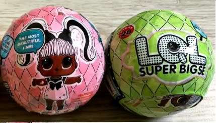 LOL SURPRISE BALL - SET OF TWO PINK & PURPLE