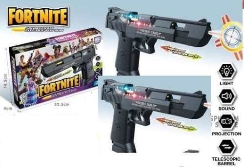 FORTNITE DESERT EAGLE SOUND LIGHT ELETRIC TOY GUN