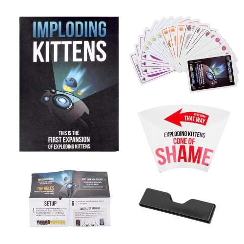 IMPLODING & EXPLODING KITTENS - FIRST EXPLANSION COMPLETE - ALL 3 FOR ONE BID