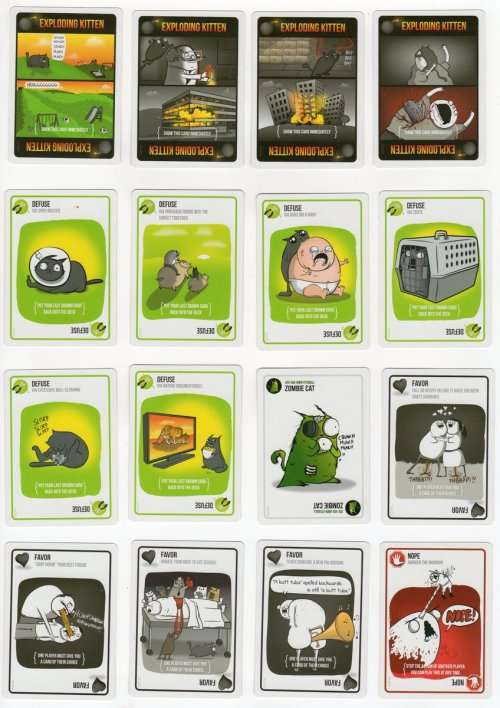 IMPLODING & EXPLODING KITTENS - FIRST EXPLANSION COMPLETE - ALL 3 FOR ONE BID