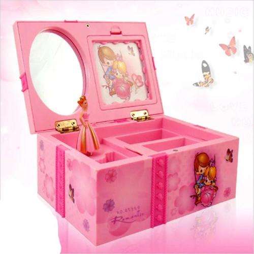 PINK BALLERINA KIDS MUSICAL BOX JEWELLERY & TRINKET