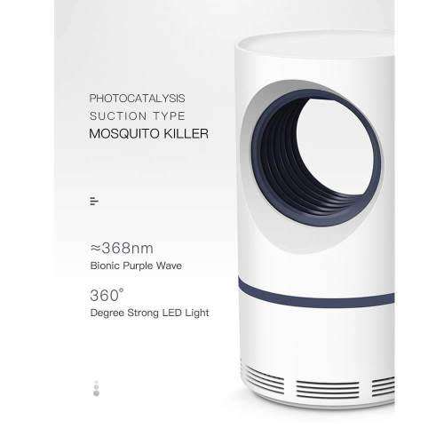 MOSQUITO KILLER LAMP - LED ANTI FLY REPELLENT MOSQUITO USB LAMP TRAPPER.