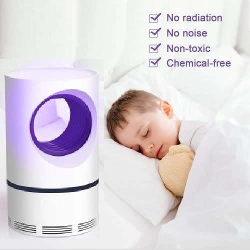 MOSQUITO KILLER LAMP - LED ANTI FLY REPELLENT MOSQUITO USB LAMP TRAPPER.