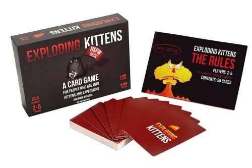 EXPLODING KITTENS GAME ADULTS  - NSFW DECK -