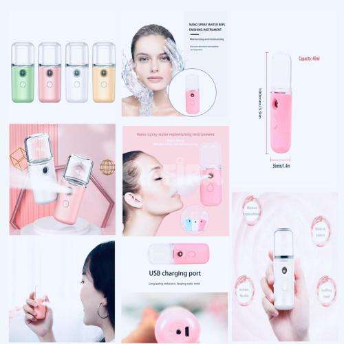 MINI RECHARGEABLE - WATER SPRAY MIST REPLENISHER & CAN BE USED FOR PERSONNEL SANITIZER MIST