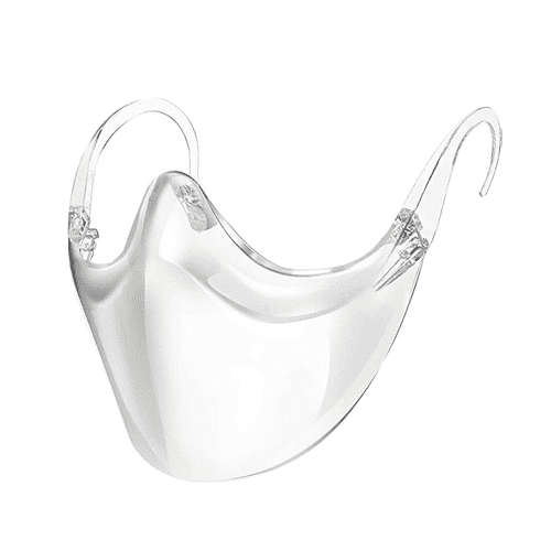 CLEAR FACESHIELD - PROTECTIVE MASK - TWO OPTIONS AVAILABLE