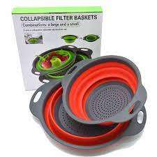 COLLAPSIBLE - 2 PIECE FILTER BASKETS