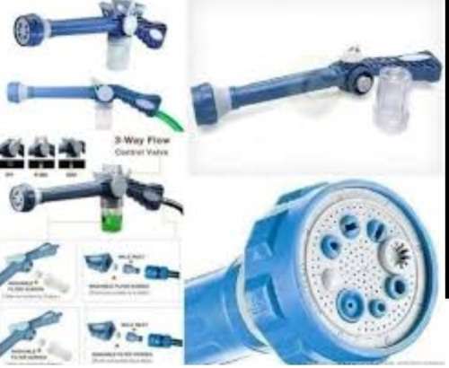 EZ JET WATER CANNON MULTI FUNCTION SPRAY GUN - BUILT IN SOAP DISPENSER - 8 SPRAY SET & 3 WAY CONTROL