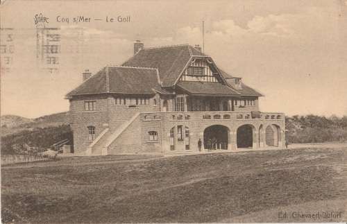 Postcard Ostende Golf Club Posted  Ostende 2 V111  1925 as scans
