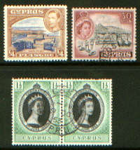 Cyprus 4 stamps as scan