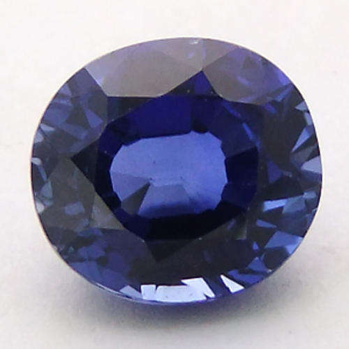 5.29 ct MAGNIFICENT MIDNIGHT BLUE OVAL CUT SAPPHIRE GEMSTONE