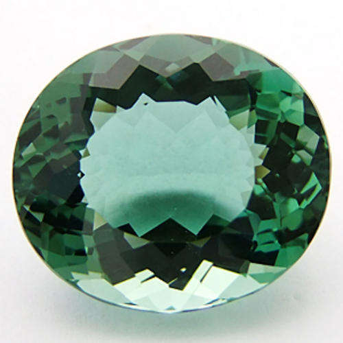 HUGE 26.58 ct OVAL CUT GREEN AMETHYST - PRASIOLITE GEMSTONE