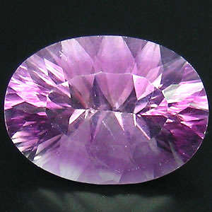 8.27  ct  NATURAL  PURPLISH PINK CHINESE  FLUORITE OVAL CONCAVE CUT Gemstone