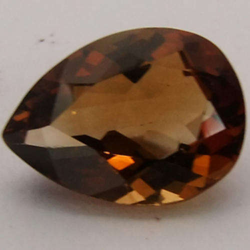 6.45 ct PERFECT PEAR  CUT UNHEATED IMPERIAL TOPAZ GEMSTONE