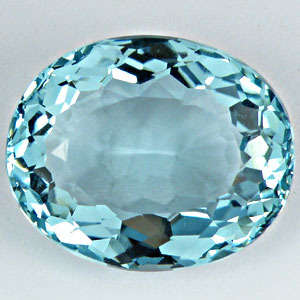 25.65 ct PERFECT AAA OVAL CUT SEAFOAM GREEN AQUAMARINE GEMSTONE