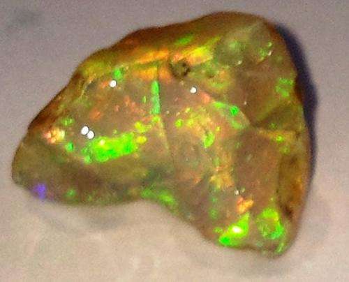 NATURAL 12.8 ct HUGE ROUGH ETHIOPIAN OPAL - Stunning colours