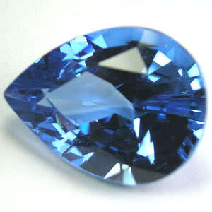 9.15 ct BRILLIANT AAA  LONDON BLUE TOPAZ Natural Gem