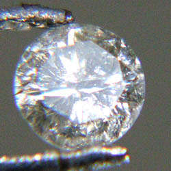 0.13 ct Natural ROUND CUT WHITE DIAMOND Gemstone