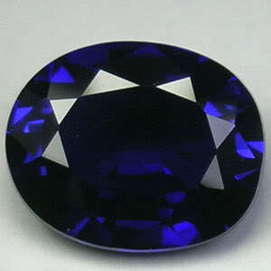 6.25 ct EXCELLENT CORNFLOWER BLUE NATURAL SAPPHIRE - OVAL CUT AAA