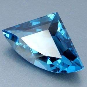 15.35ct  AAA FANCY CUT  LONDON BLUE TOPAZ Natural Gem