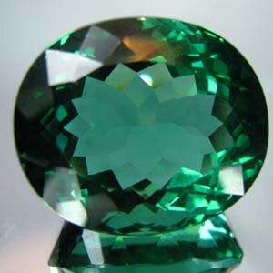 9.0 ct BEAUTIFUL OVAL GREEN  TOURMALINE LAB Gemstone