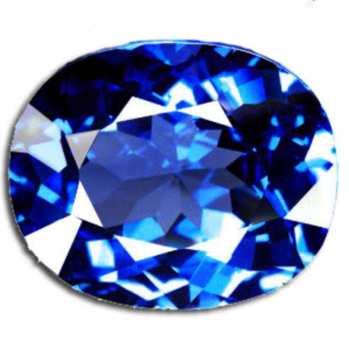 9ct DAZZLING OVAL BLUE TANZANITE LAB GEMSTONE