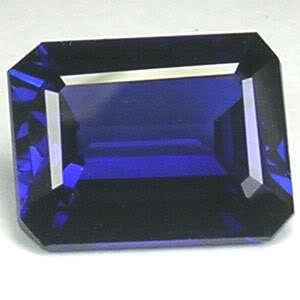AMAZING 8.90 ct OCTAGON MIDNIGHT BLUE CEYLON SAPPHIRE
