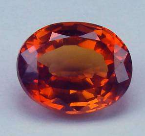 5.20 ct ORANGE TOURMALINE - Lab Gemstone