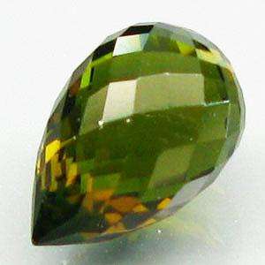 1.34 ct SUPERB BRIOLETTE CHROME GREEN TOURMALINE