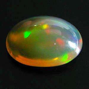 UNHEATED 0.86 ct  NATURAL MULTI COLOR FIRE OPAL SUDAN