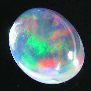 UNHEATED 0.96CT NATURAL MULTI COLOR FIRE OPAL SUDAN