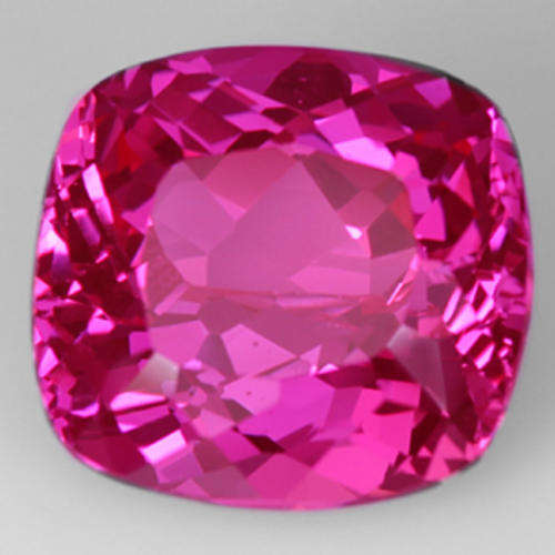 25.40 ct  GENUINE SWEET PINK CUSHION CUT TOPAZ GEMSTONE