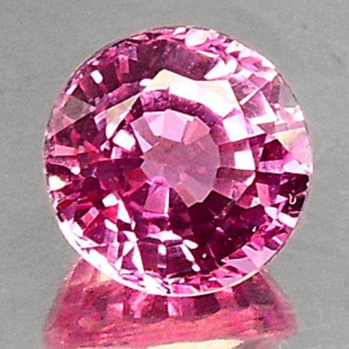 2.57 ct SPECTACULAR ROUND DIAMOND CUT PINK SAPPHIRE GEMSTONE