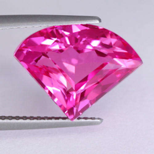 9.51ct FIRST CLASS~FAN CUT TOP SWEET PINK TOPAZ GEMSTONE