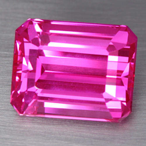 MUSEUM SIZE 34.97 ct  AMAZING TOP AAA PINK EMERALD CUT TOPAZ GEMSTONE