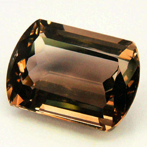 29.27 ct SPLENDID NATURAL EMERALD FANCY CUT  SMOKY QUARTZ GEMSTONE