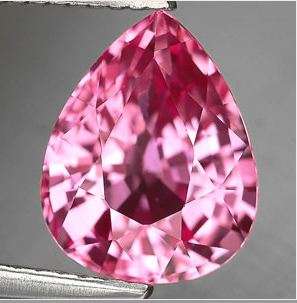 4.60 ct PEAR CUT  PINK SAPPHIRE AFRICA  Gemstone