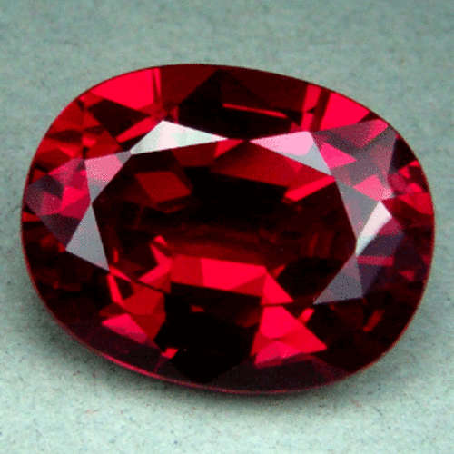 18.80 ct STUNNING PIGEON BLOOD RED RUBY OVAL CUT GEMSTONE